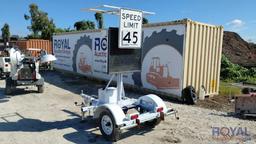 2016 Wanco WSDT3-S Towable Radar Speed Sign