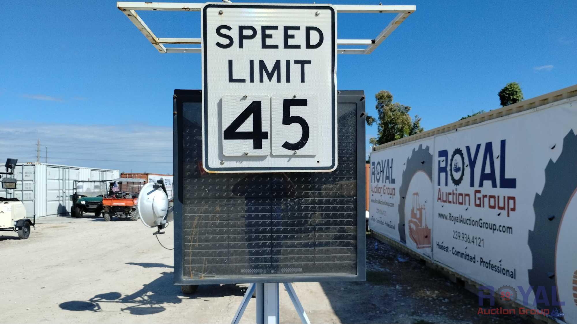 2016 Wanco WSDT3-S Towable Radar Speed Sign