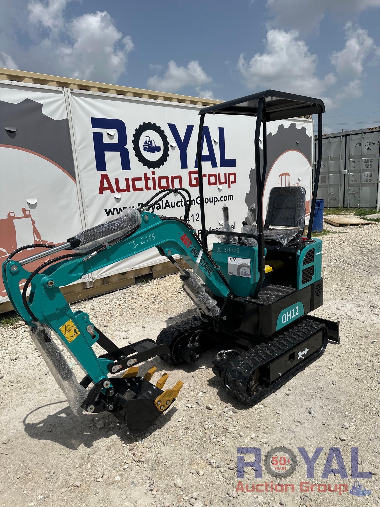 2023 AGT QH12 Mini Excavator
