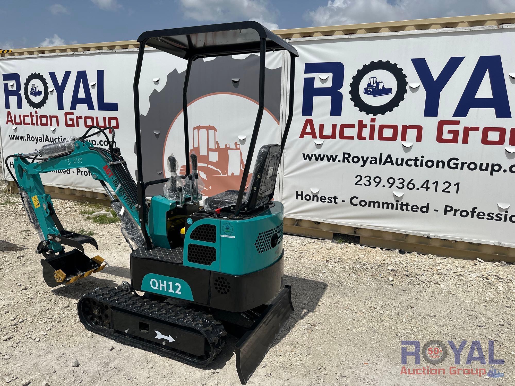 2023 AGT QH12 Mini Excavator