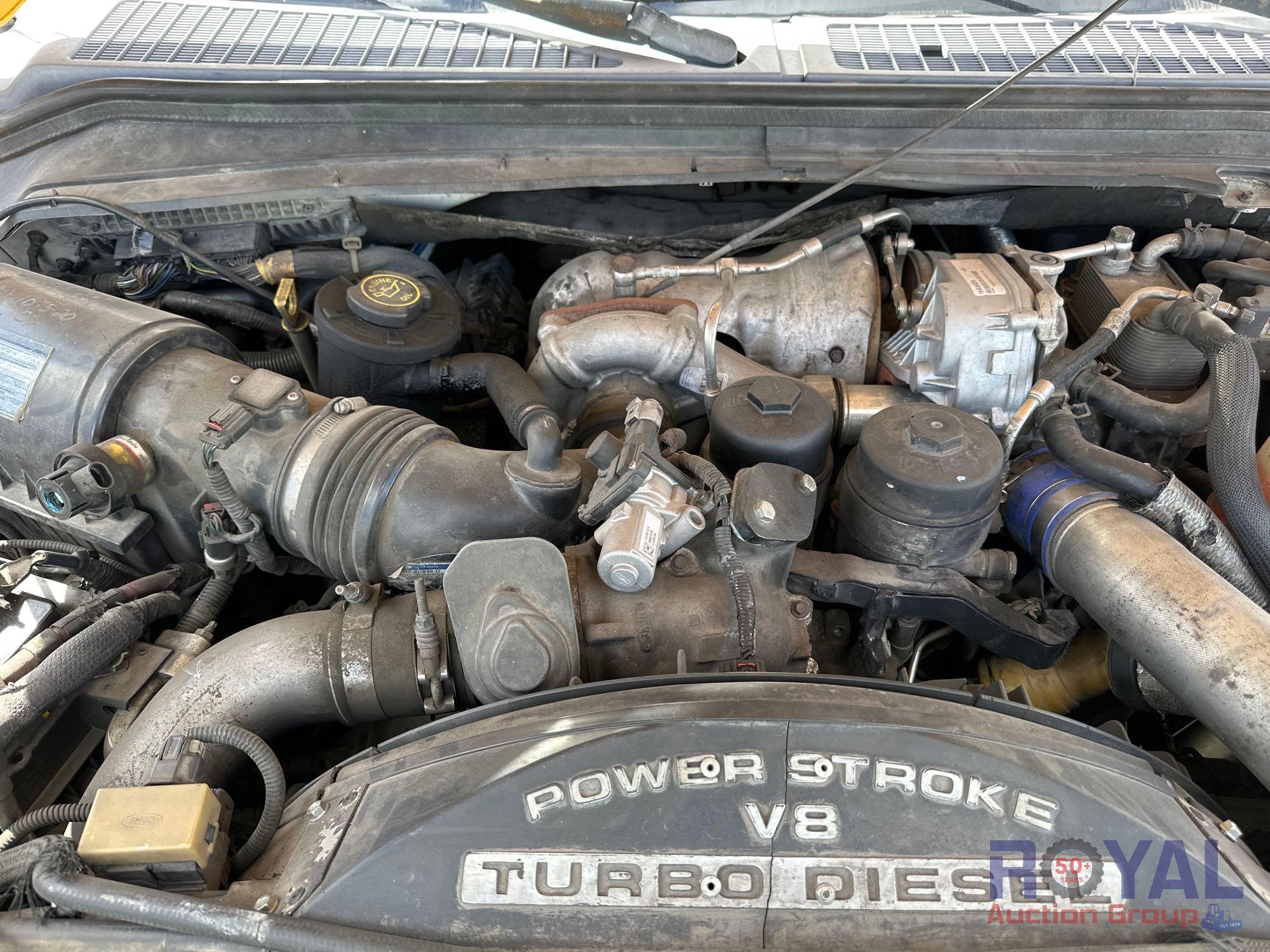 2008 Ford F550 4x4 Flatbed Truck