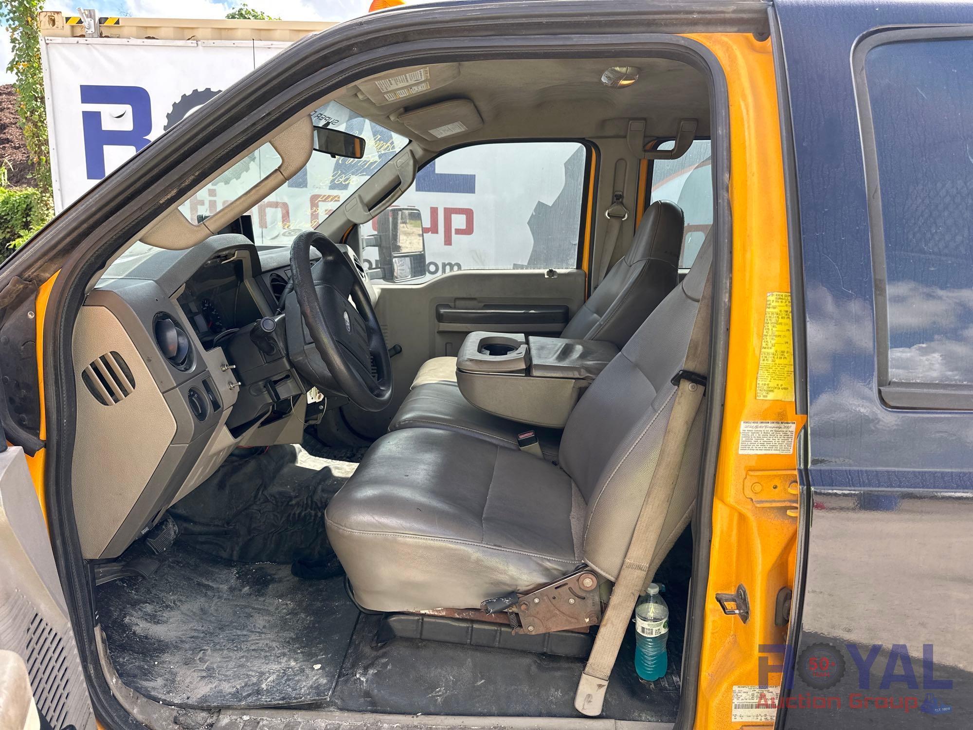 2008 Ford F550 4x4 Flatbed Truck