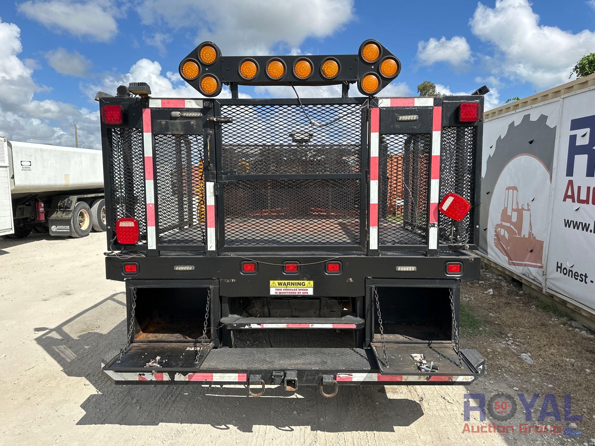 2008 Ford F550 4x4 Flatbed Truck