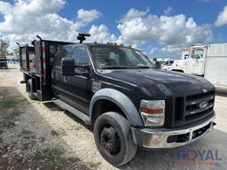 2008 Ford F550 4x4 Flatbed Truck