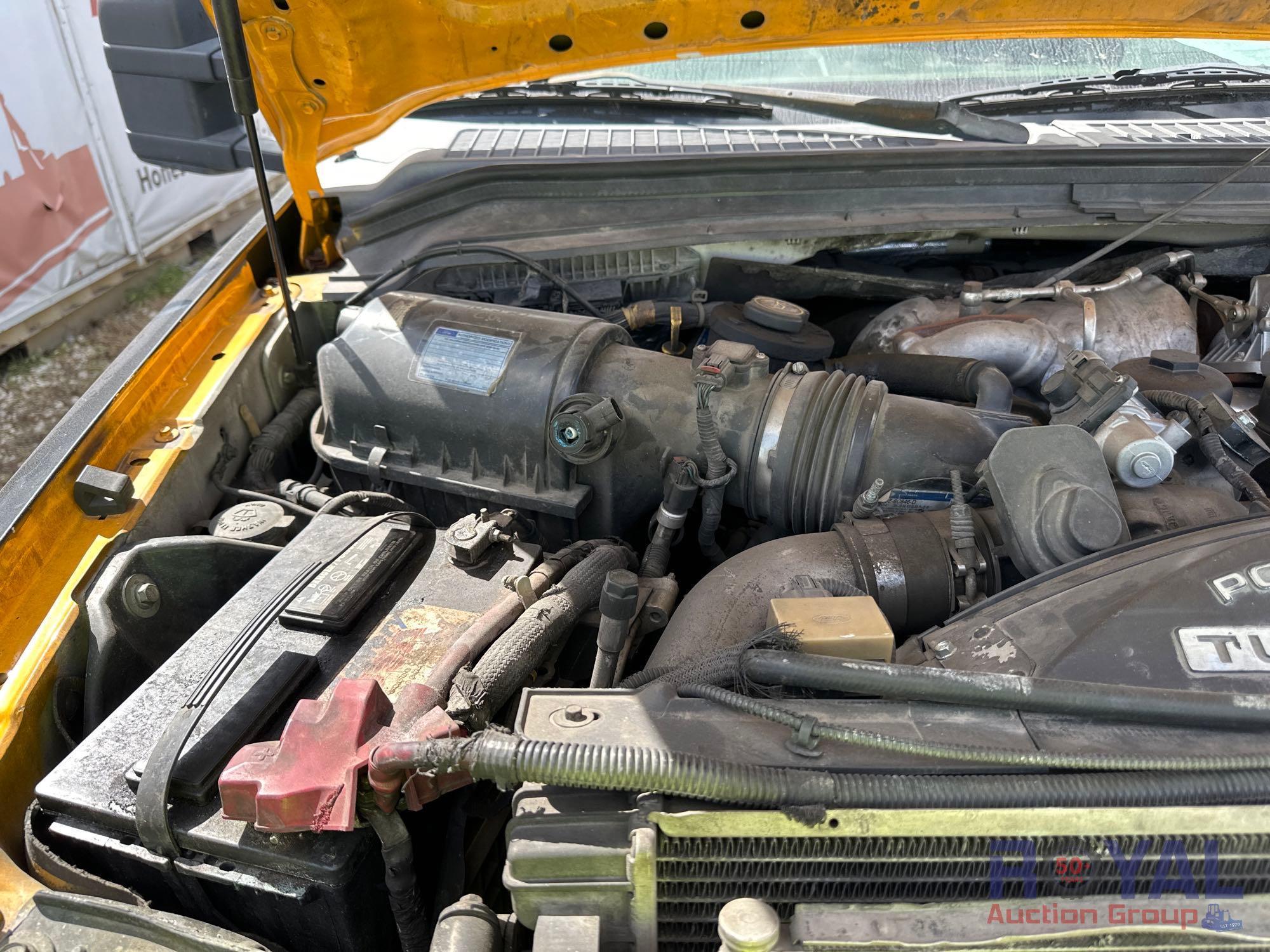 2008 Ford F550 4x4 Flatbed Truck