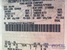 2000 Ford F650 Hook Lift Truck