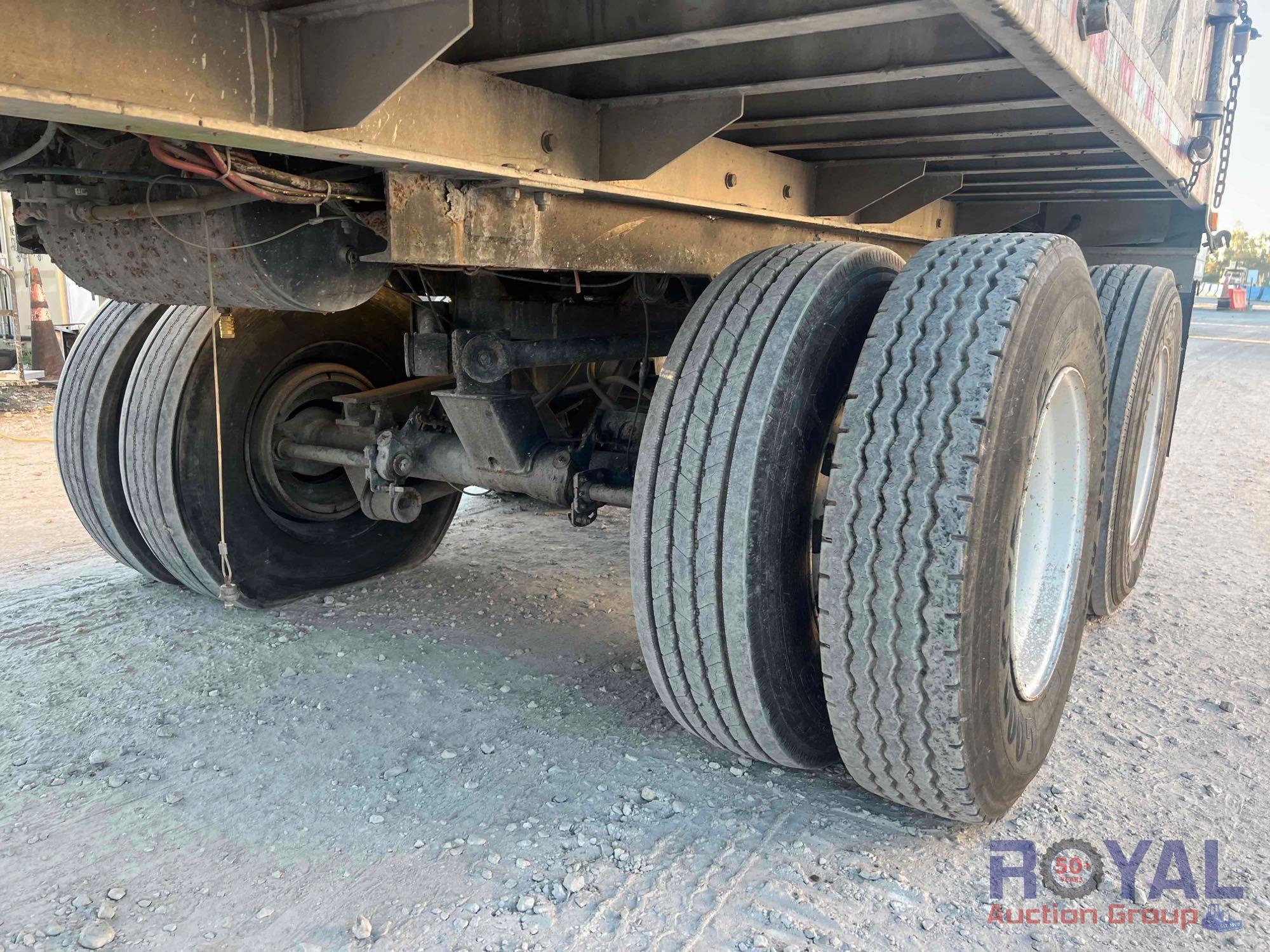 2014 Warren WHDT48102-2-AS 48FT Walking Floor Refuse Trailer