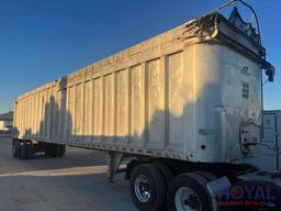 2014 Warren WHDT48102-2-AS 48FT Walking Floor Refuse Trailer