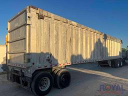 2014 Warren WHDT48102-2-AS 48FT Walking Floor Refuse Trailer