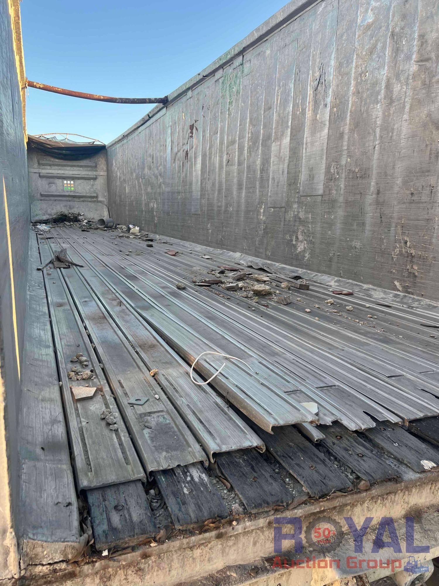 2014 Warren WHDT48102-2-AS 48FT Walking Floor Refuse Trailer