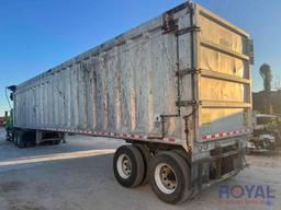 2014 Warren WHDT48102-2-AS 48FT Walking Floor Refuse Trailer
