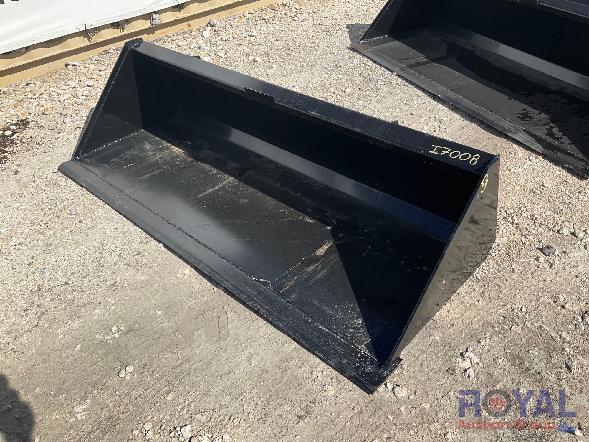 2023 78in Skid Steer Bucket Attachment