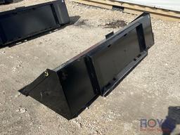 2023 78in Skid Steer Bucket Attachment