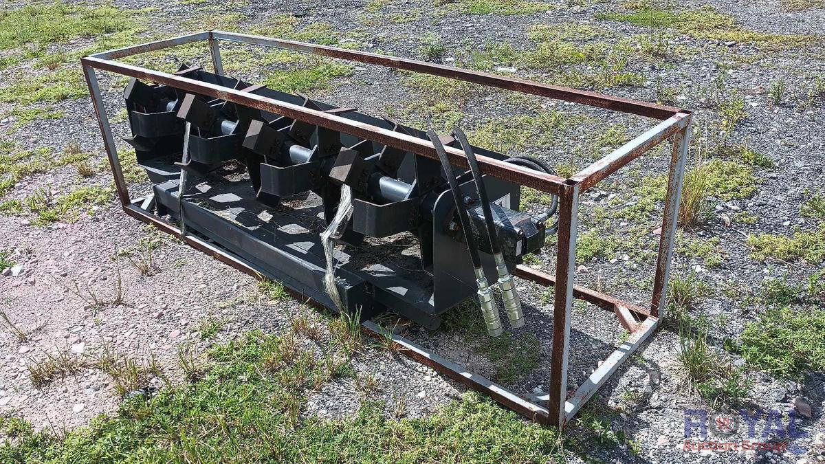 2023 Skid Steer Rotary Tiller Attachment