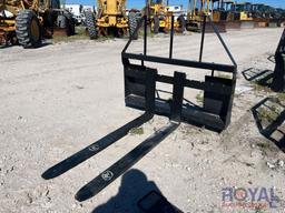 2023 AgroTK SAII100 48in Skid Steer Fork Attachment