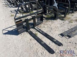 2023 AgroTK SAII100 48in Skid Steer Fork Attachment