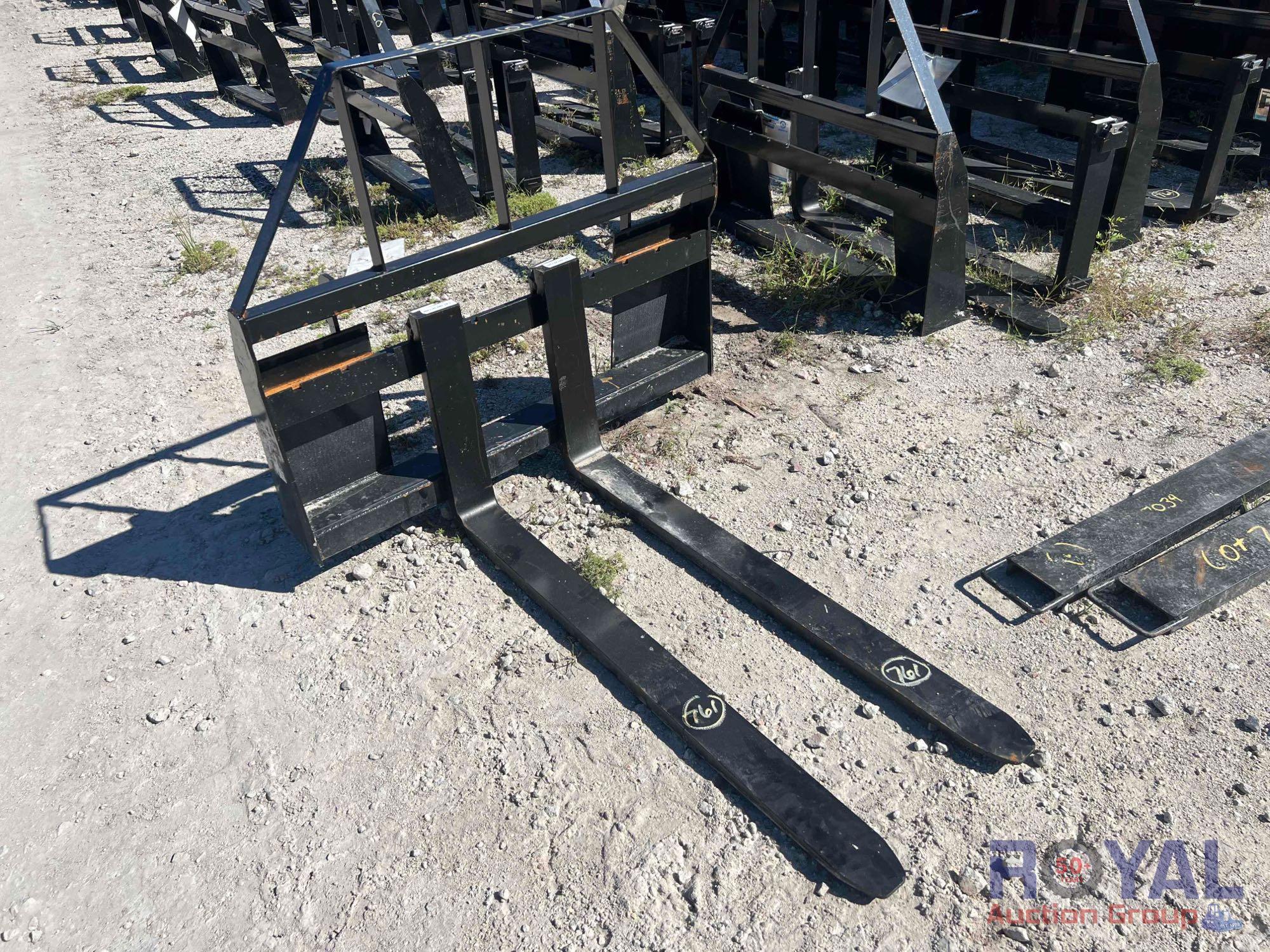 2023 AgroTK SAII100 48in Skid Steer Fork Attachment