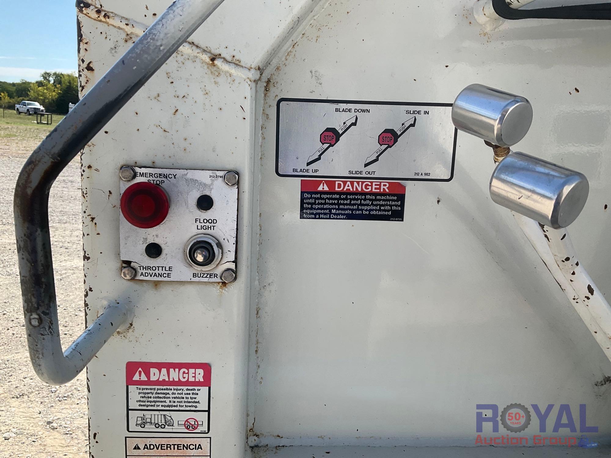 2015 Freightliner 108SD Heil 612-3201 Rear Loader Garbage Truck