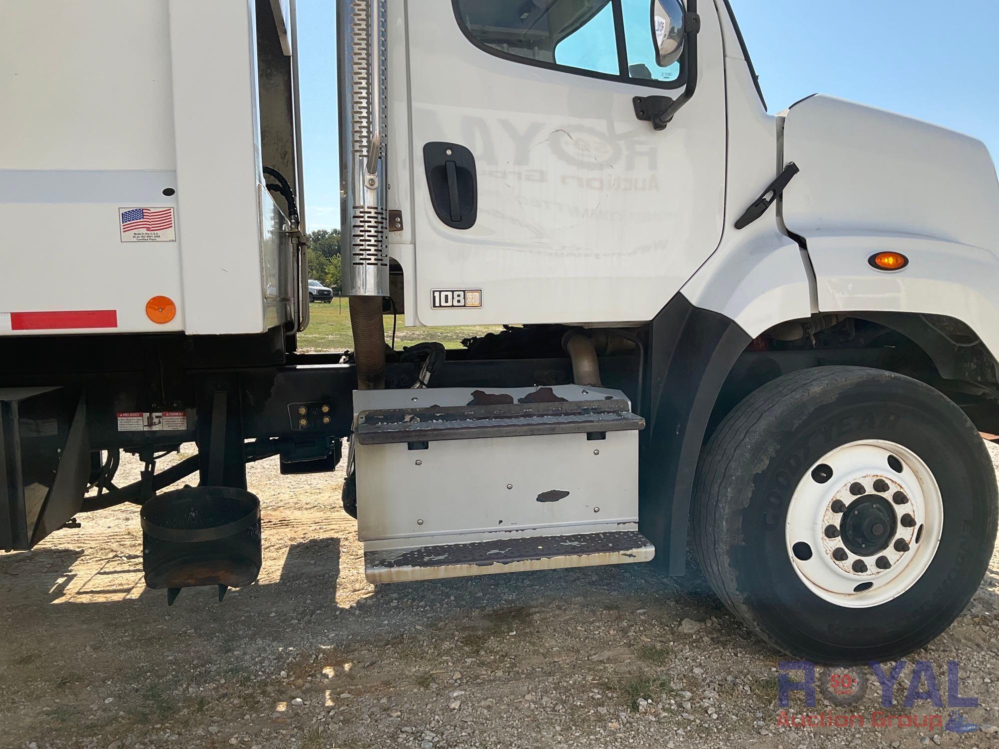 2015 Freightliner 108SD Heil 612-3201 Rear Loader Garbage Truck