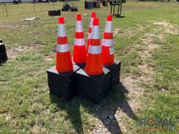 2023 Steelman Lot of 50 Safety Traffic Cones