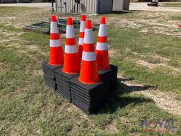 2023 Steelman Lot of 50 Safety Traffic Cones