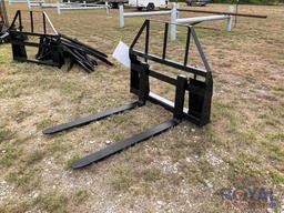 2023 AgroTK SAII100 48in Skid Steer Fork Attachment