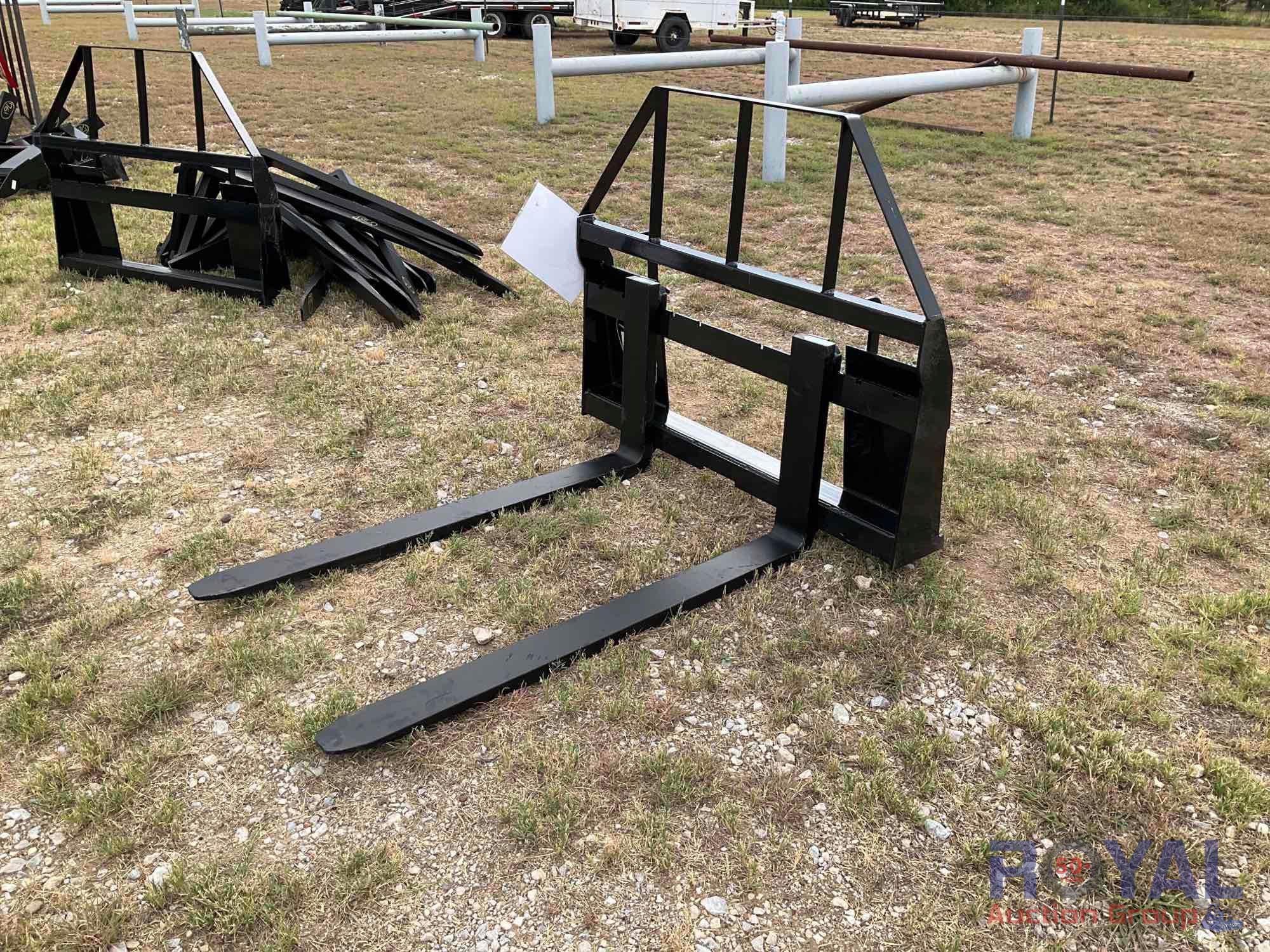 2023 AgroTK SAII100 48in Skid Steer Fork Attachment