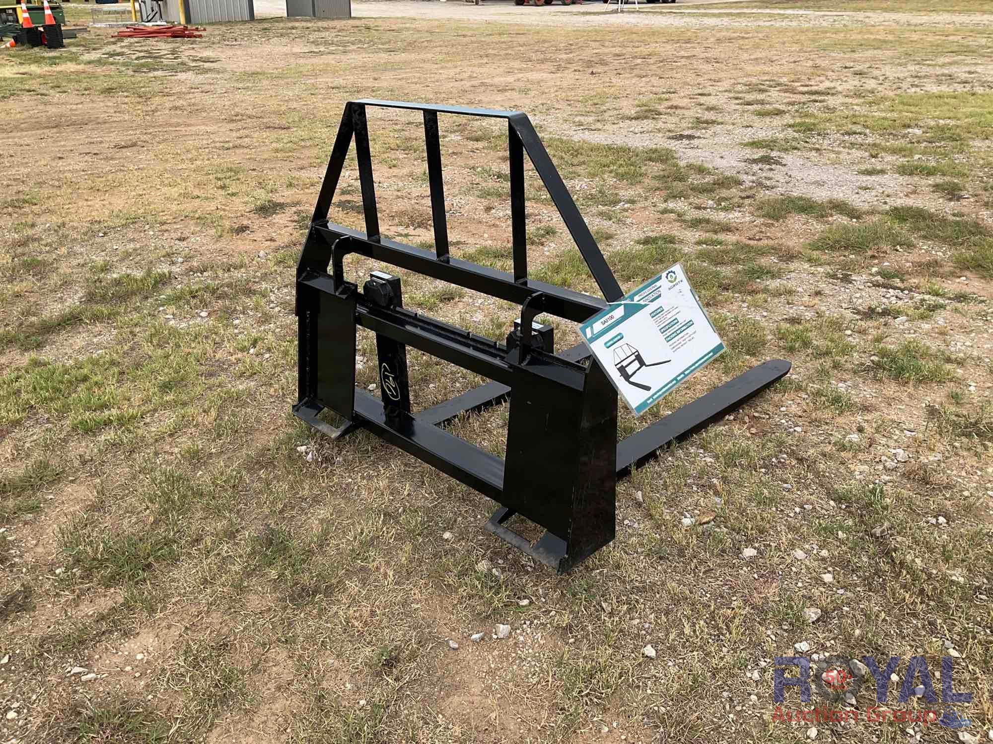 2023 AgroTK SAII100 48in Skid Steer Fork Attachment