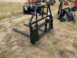 2023 AgroTK SAII100 48in Skid Steer Fork Attachment