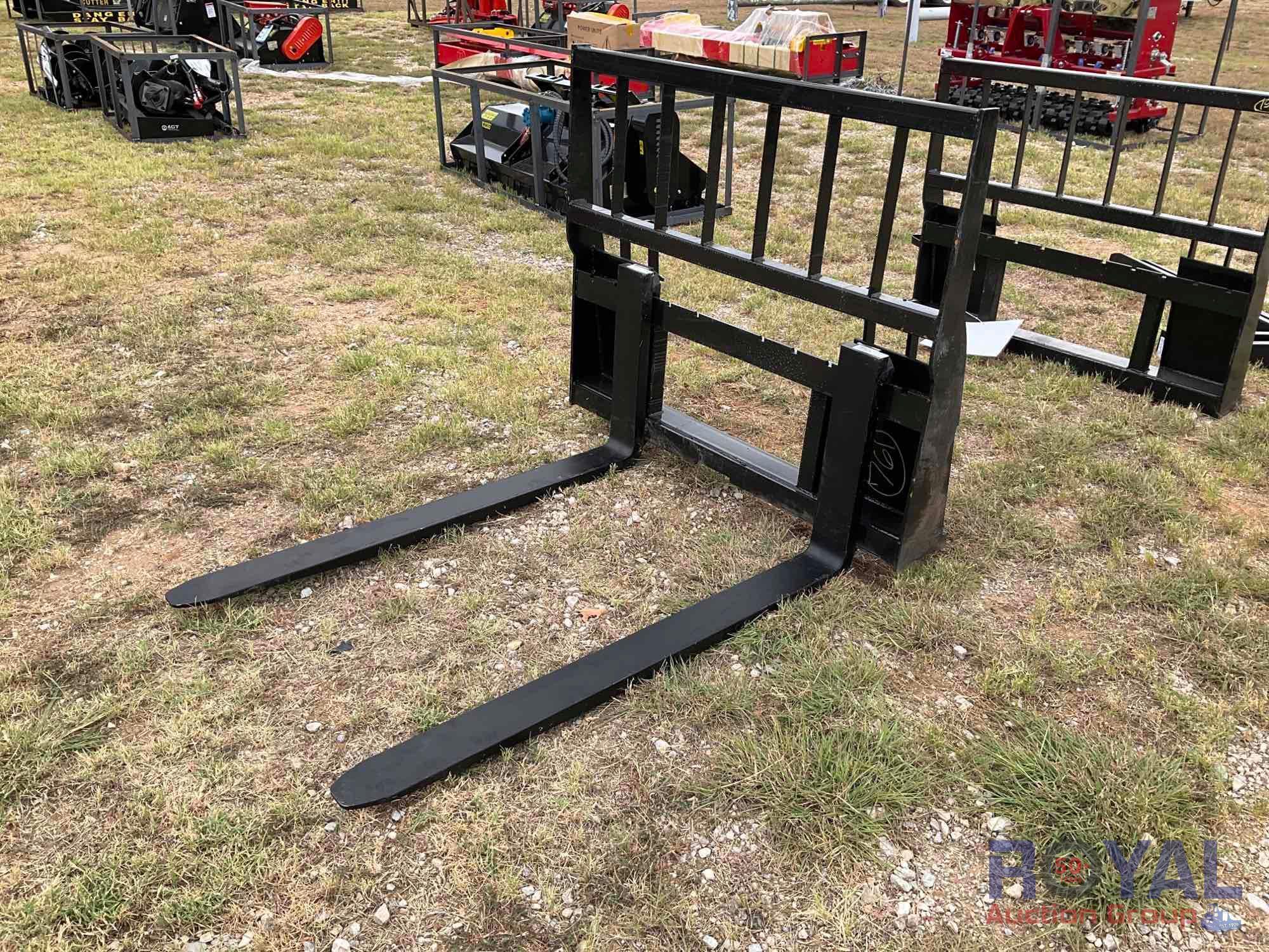2023 Heavy Duty 48in Skid Steer Fork Attachment