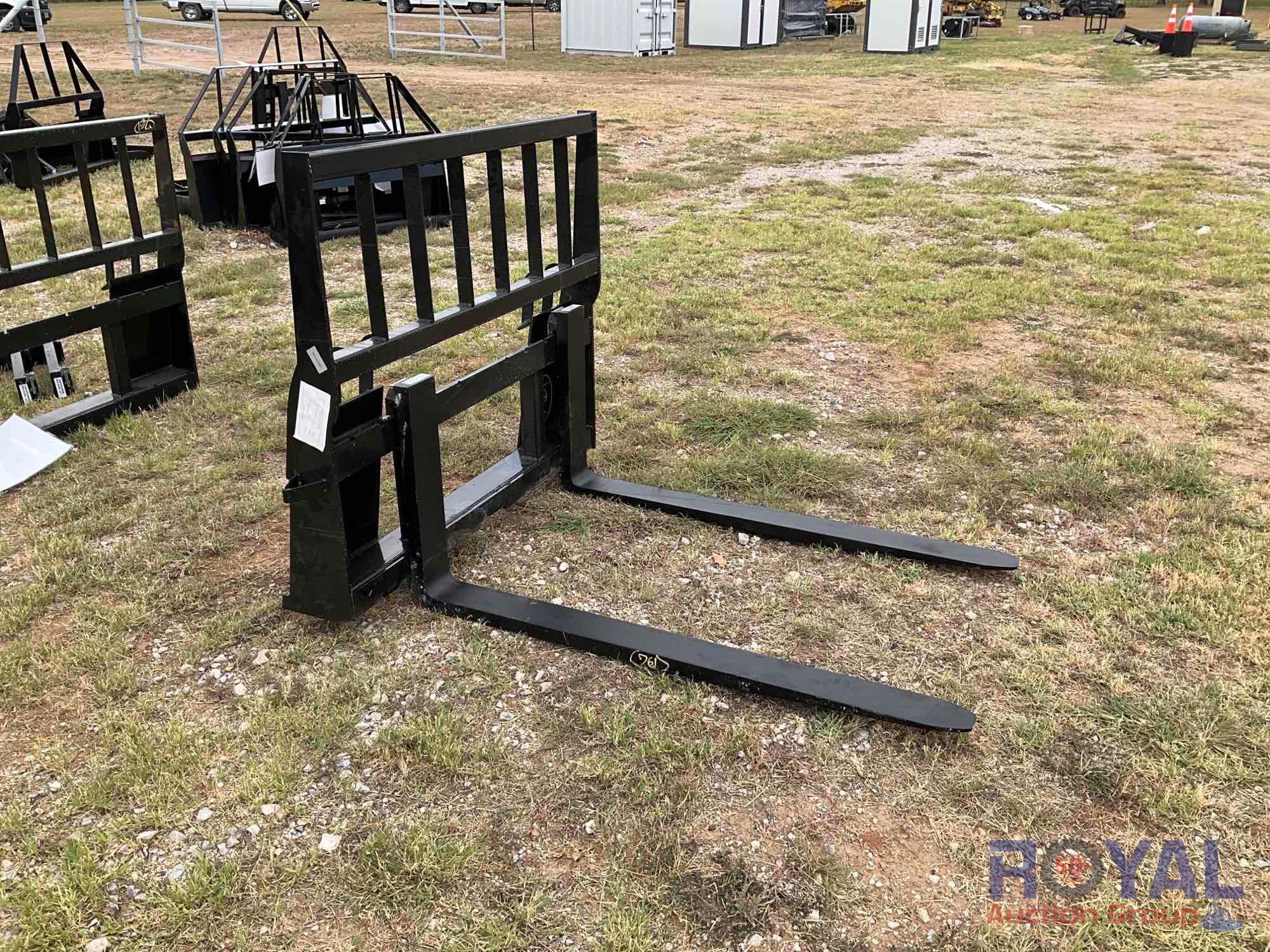2023 Heavy Duty 48in Skid Steer Fork Attachment