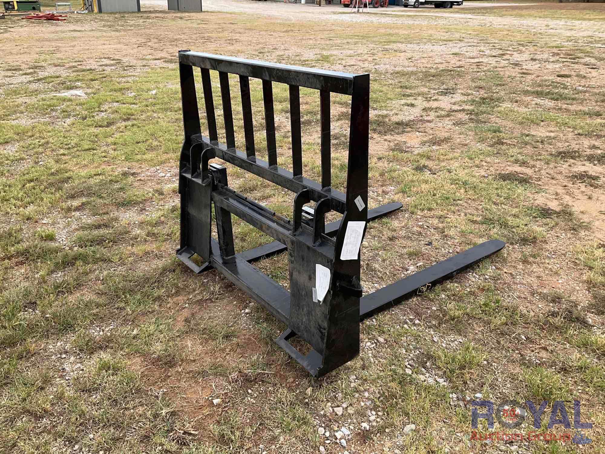 2023 Heavy Duty 48in Skid Steer Fork Attachment