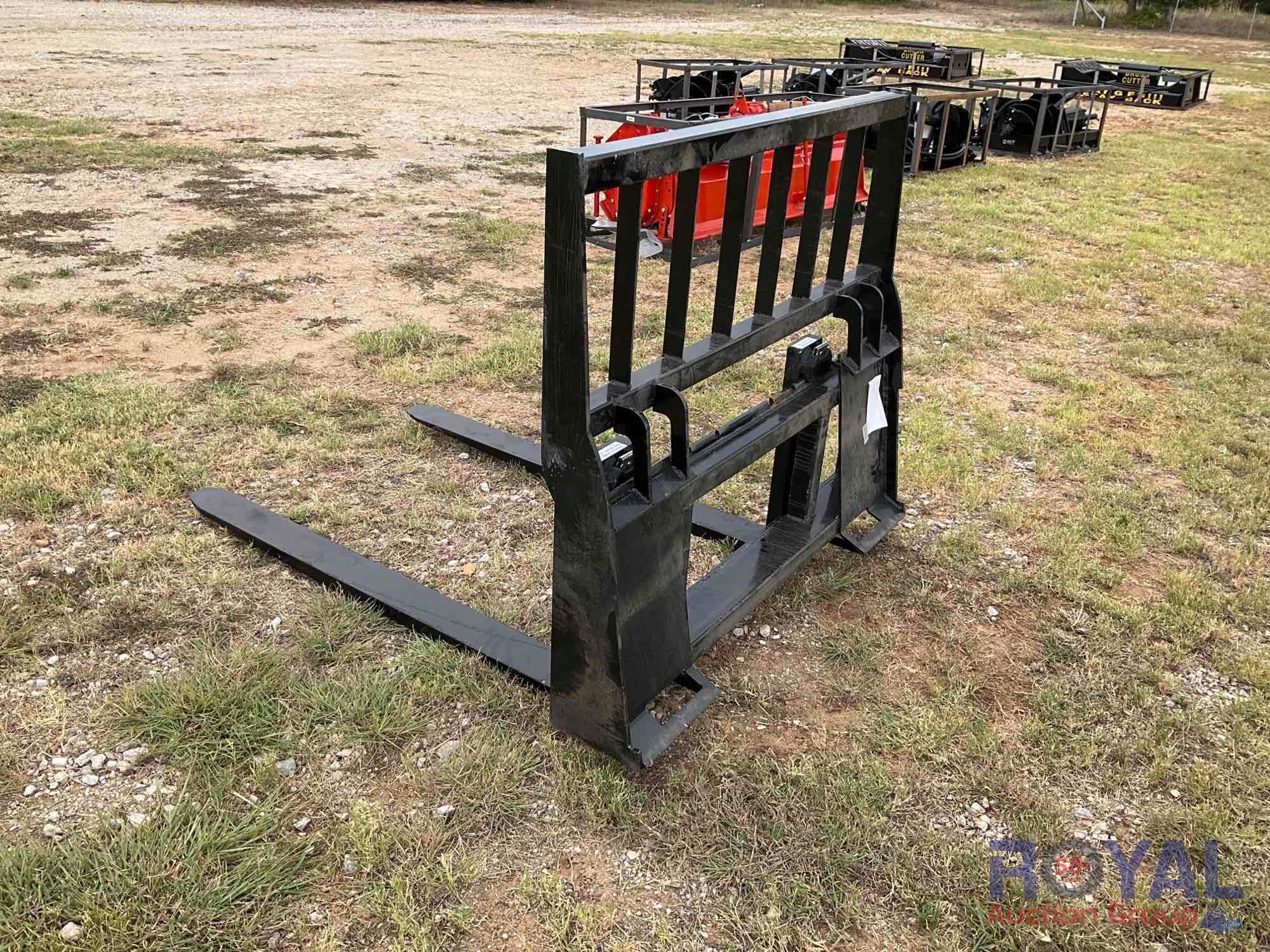2023 Heavy Duty 48in Skid Steer Fork Attachment