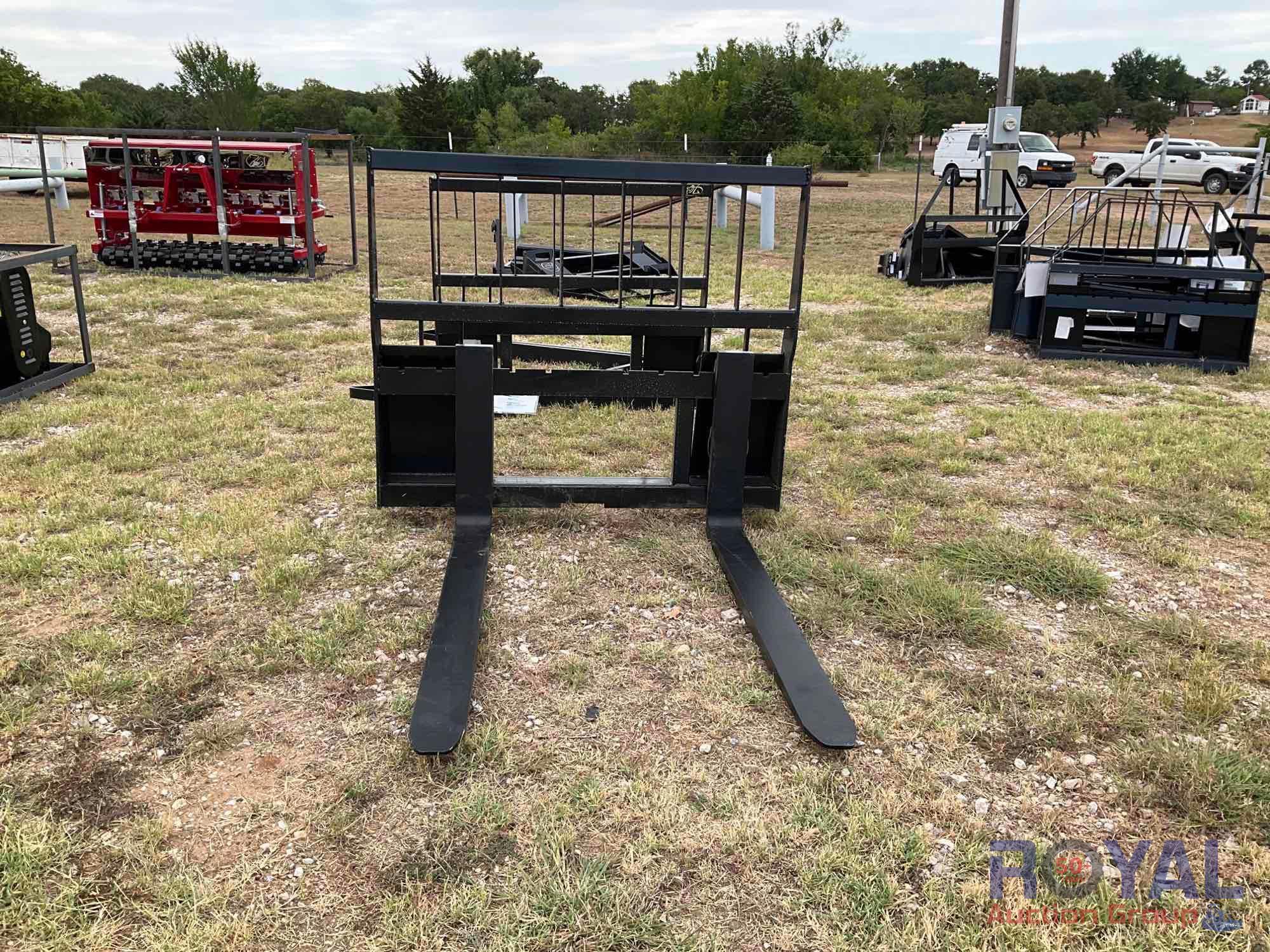 2023 Heavy Duty 48in Skid Steer Fork Attachment