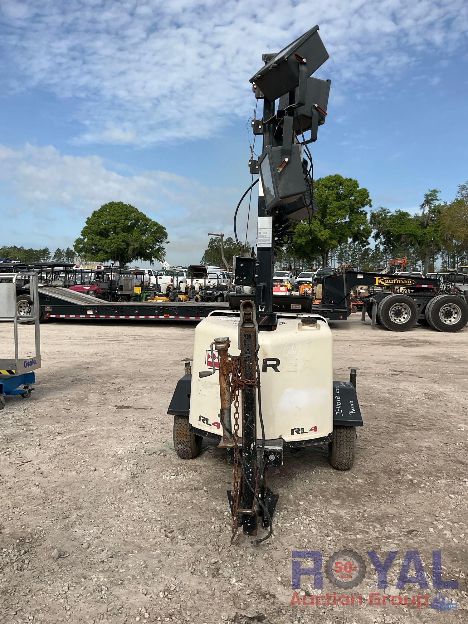 2018 Terex RL4 S/A Towable Light Tower