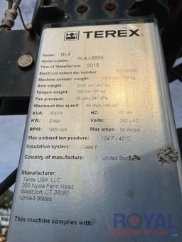 2018 Terex RL4 S/A Towable Light Tower