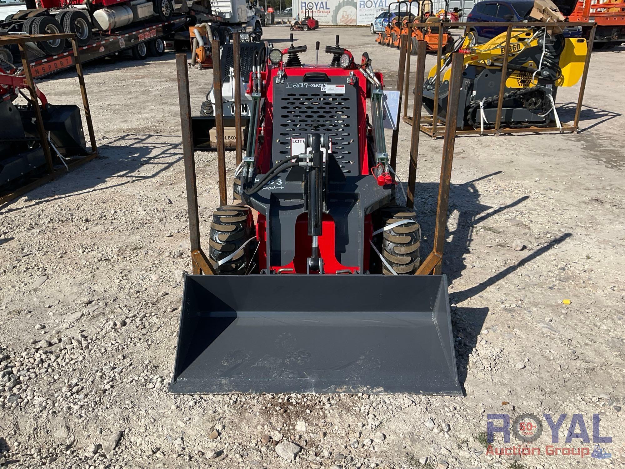 2024 EGN EG380 Stand On Mini Wheel Loader Skid Steer