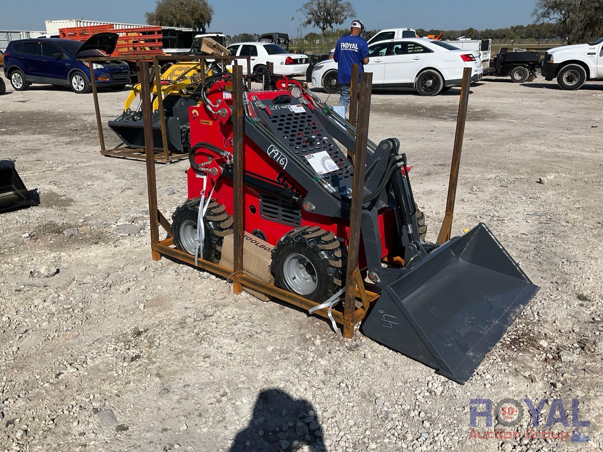 2024 EGN EG380 Stand On Mini Wheel Loader Skid Steer