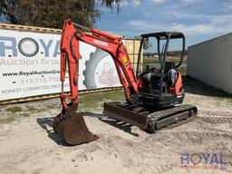 2017 Kubota U25 Mini Track Excavator