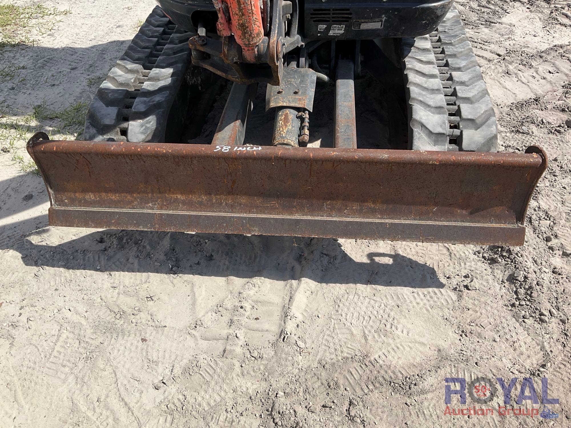 2017 Kubota U25 Mini Track Excavator