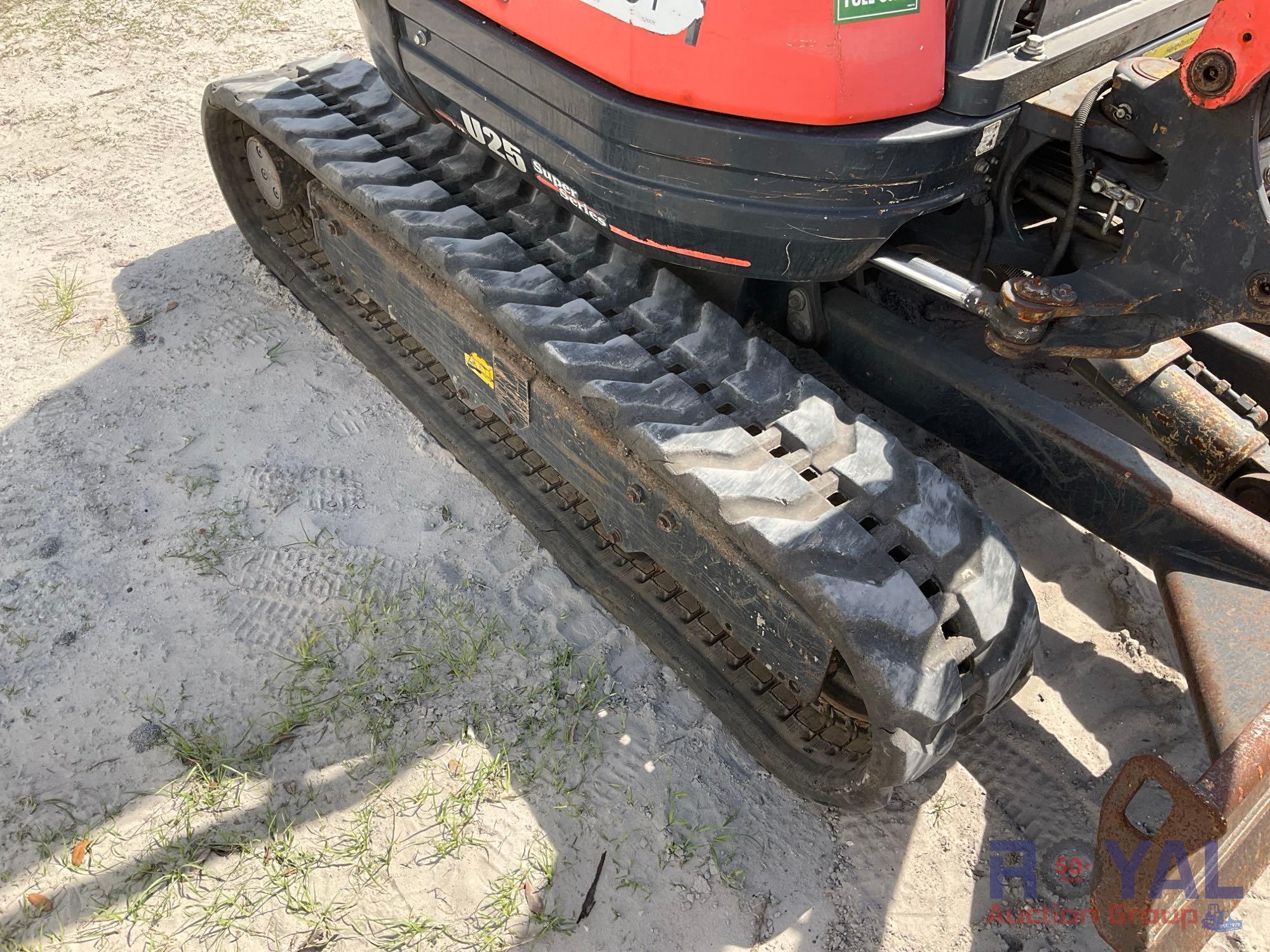 2017 Kubota U25 Mini Track Excavator