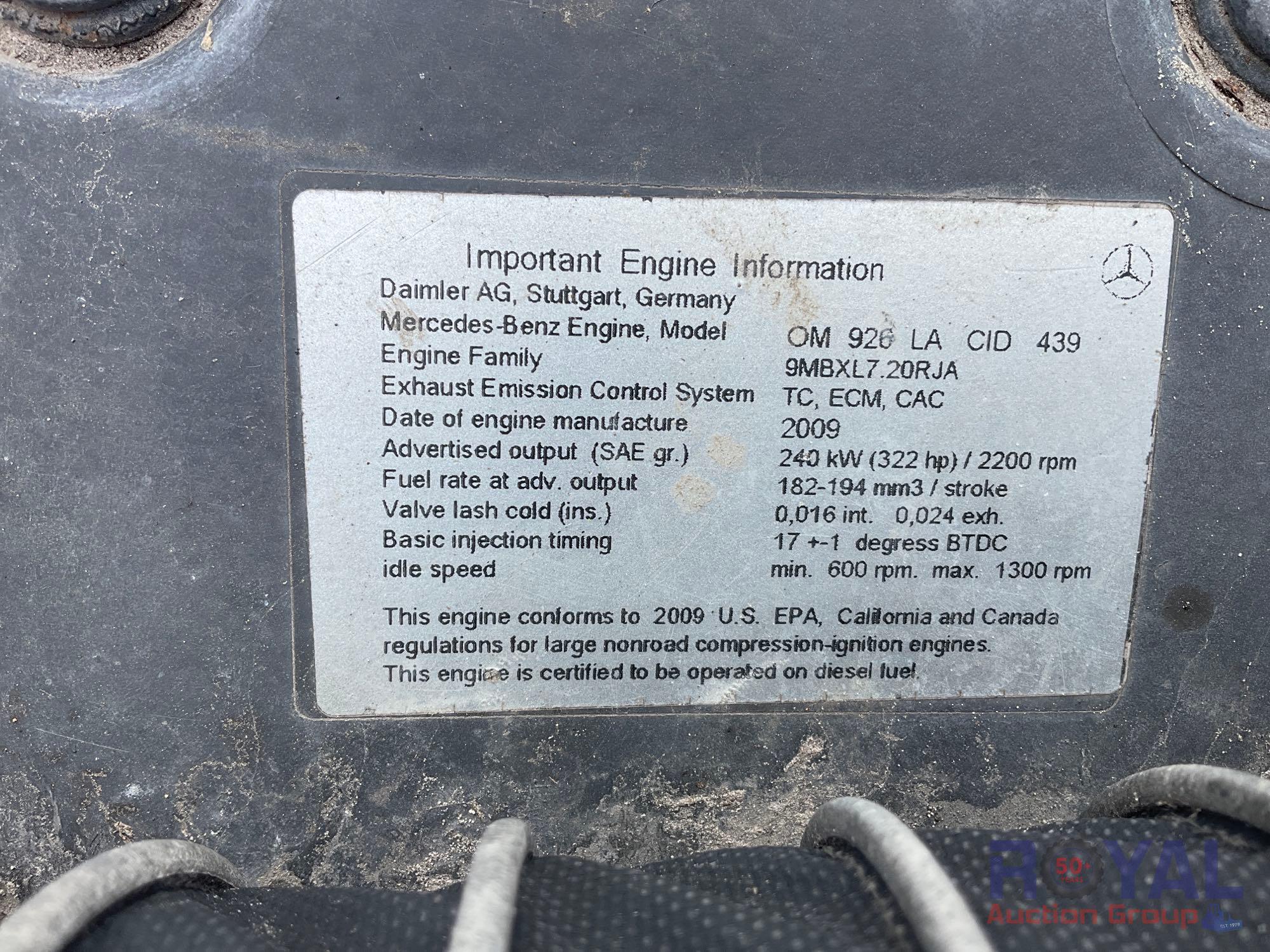 2009 Mercedes Engine