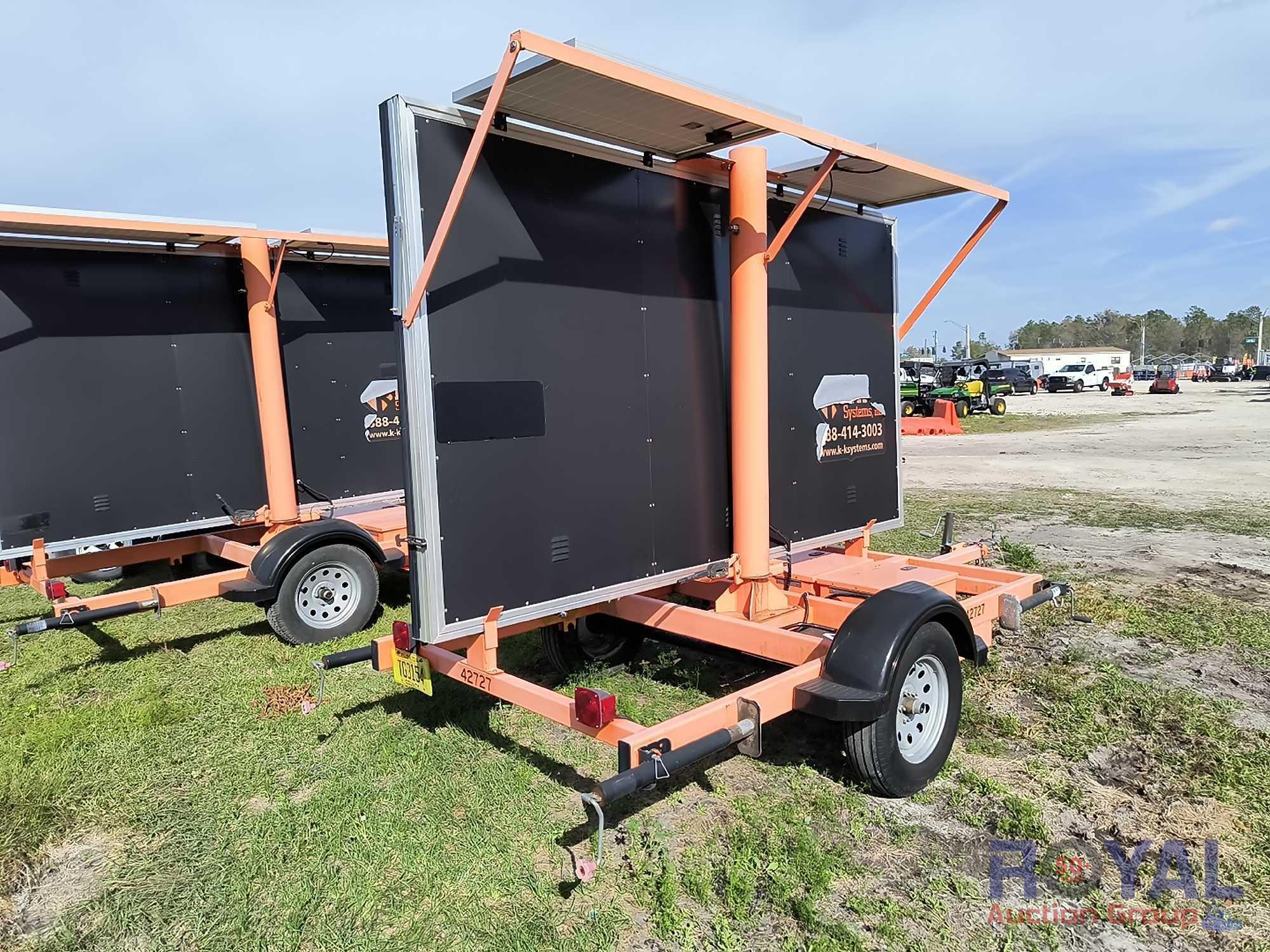 2018 K-K Solar Towable Message Board