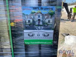 2024 20ft Bi-Parting Wrought Iron Gates