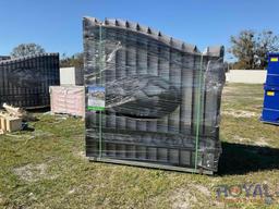 2024 Set Of Two 14ft Bi- Parting Wrought Iron Gates