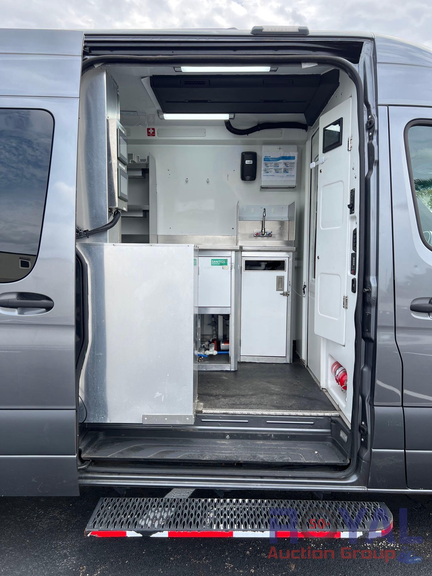 2021 Mercedes-Benz Sprinter 4500 XL Extended Dually Catering Van Food Prep Custom Built Van