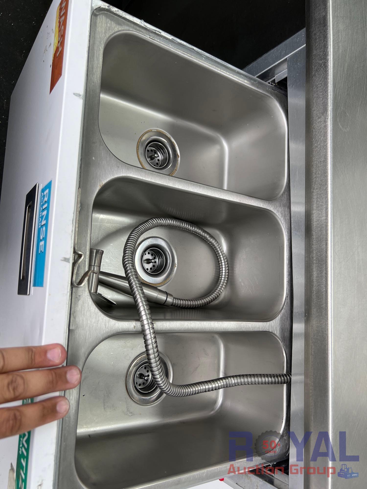 2021 Mercedes-Benz Sprinter 4500 XL Extended Dually Catering Van Food Prep Custom Built Van