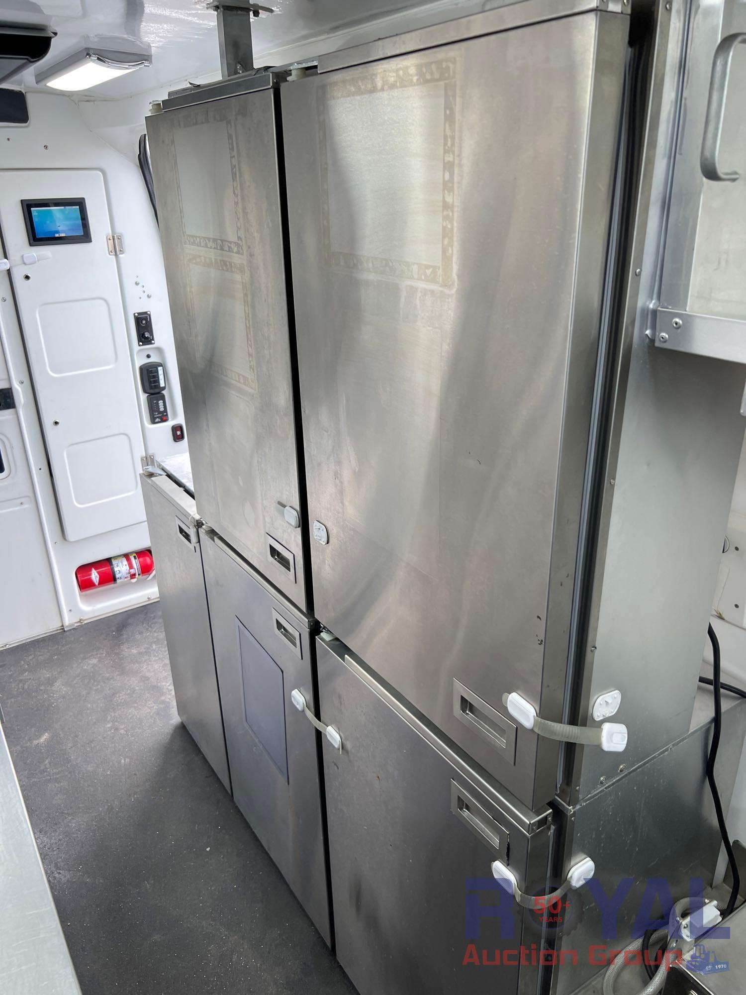 2021 Mercedes-Benz Sprinter 4500 XL Extended Dually Catering Van Food Prep Custom Built Van