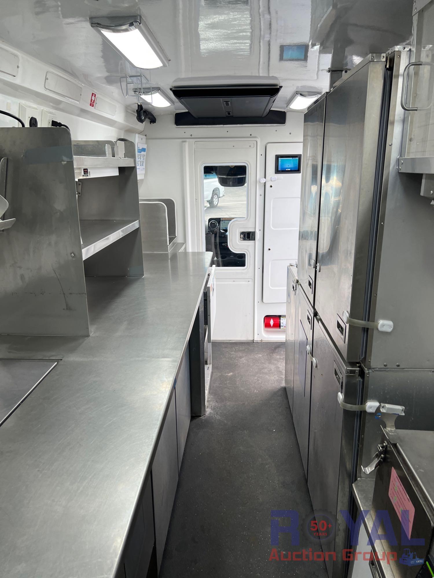 2021 Mercedes-Benz Sprinter 4500 XL Extended Dually Catering Van Food Prep Custom Built Van