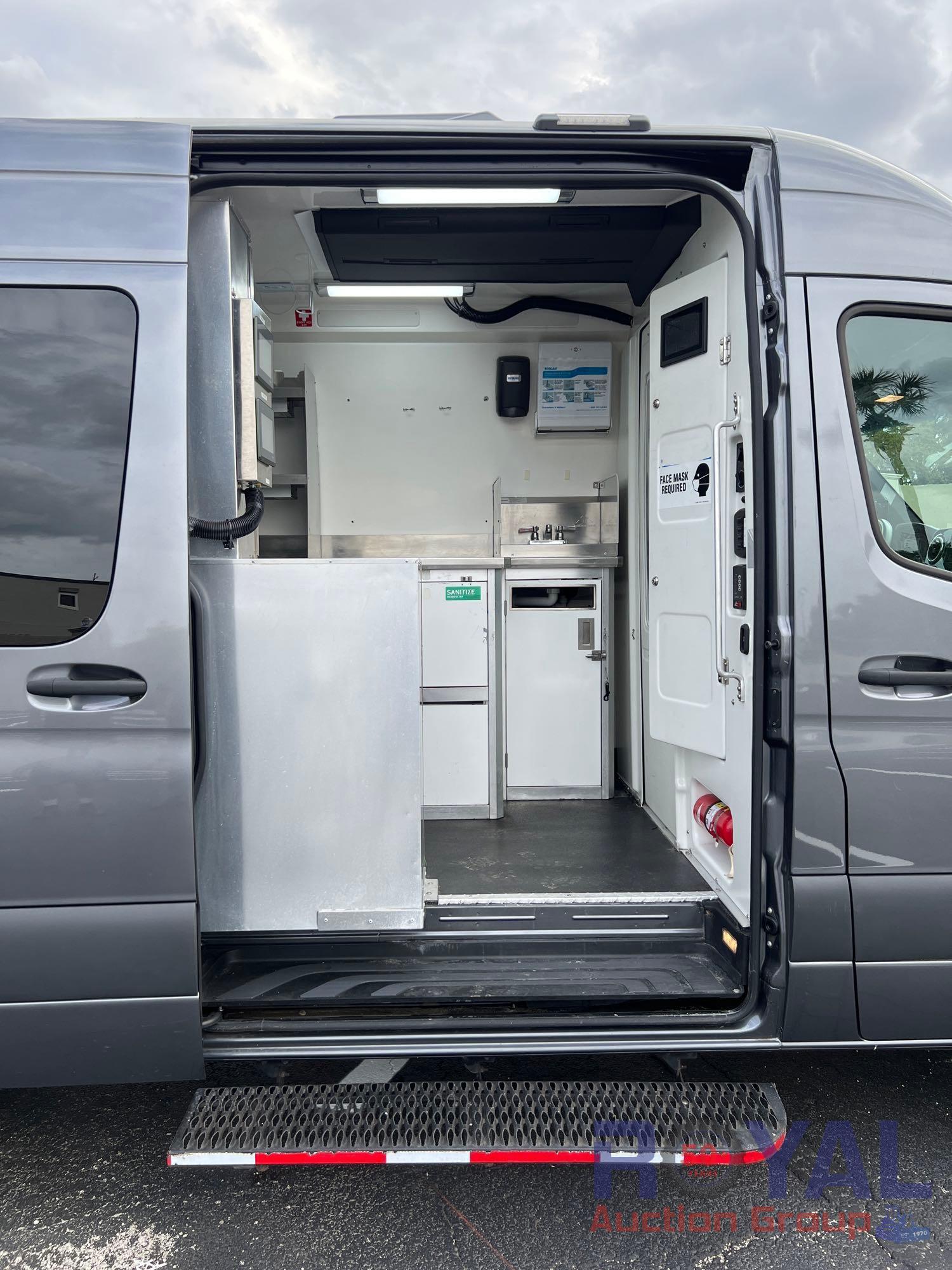 2021 Mercedes-Benz Sprinter 4500 XL Extended Dually Catering Van Food Prep Custom Built Van